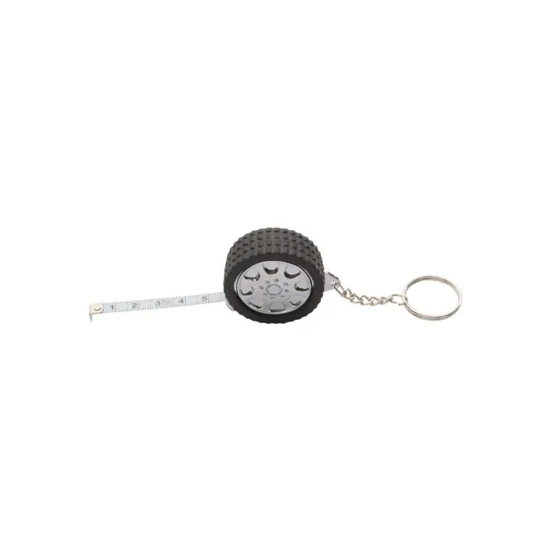 Wheel Keychain mit Messband - Schwarz