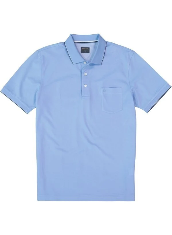Olymp Poloshirt hellblau