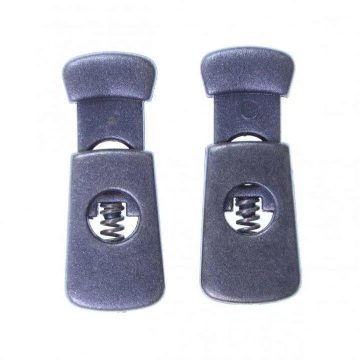 Kordelstopper Kunststoff Silber KOST-28s