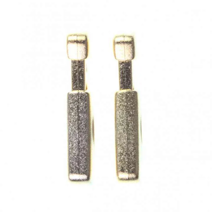 Kordelstopper Gold 30x12 mm – Metallkordelstopper KOST-28