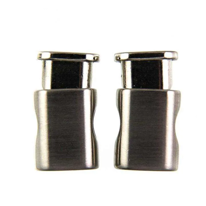 Kordelstopper Silberfarben 21 x 10 mm – Metallkordelstopper KOST-43
