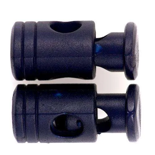 Kordelstopper Blau Schwarz – Kunststoff KOST-13