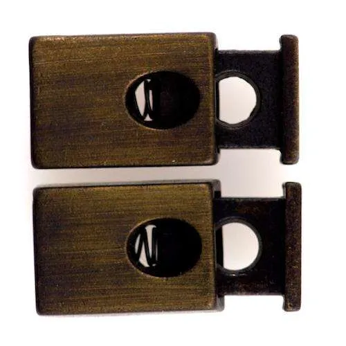 Kordelstopper Messingfarben – Metall KOST-10