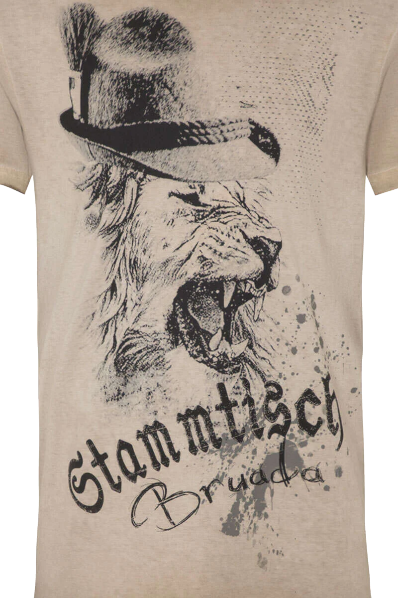 Herren T-Shirt 'Stammtisch Bruada'