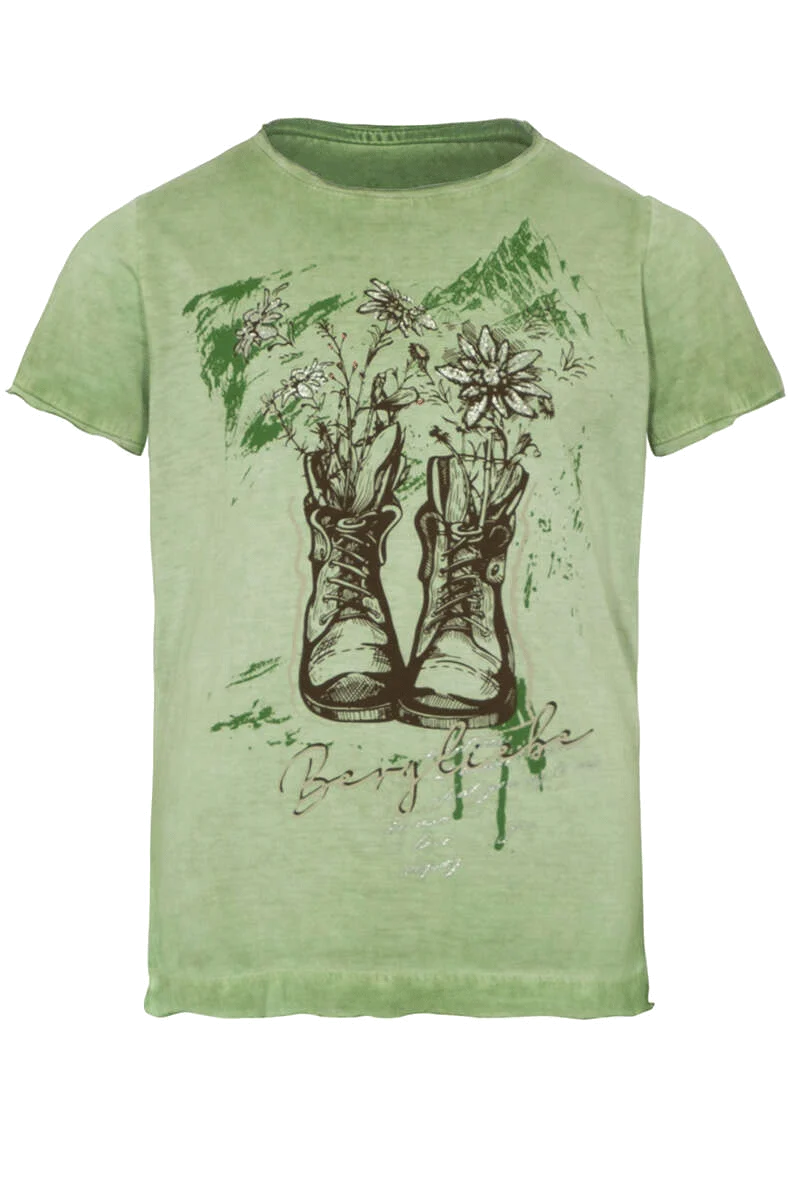 Kinder T-Shirt 'Bergliebe' mit Glitzer