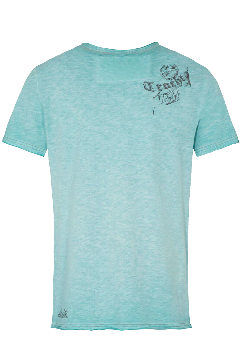 Herren T-Shirt 'QUETSCHN, BERG & VOIKSMUSI'
