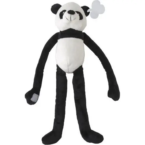 Vielfarbiger Plüschpanda Ivy: Niedlicher Bär für Spiel und Dekoration mit verspieltem Charme