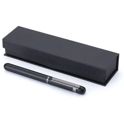 Bridger Aluminium-Rollerball-Stift in Schwarz – Modern & Langlebig