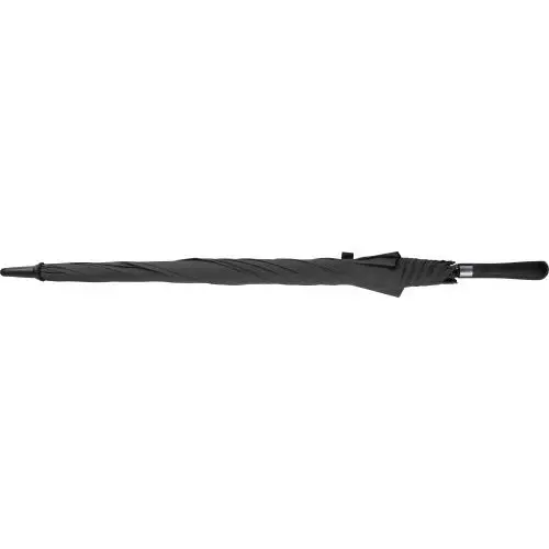 Amélie Automatik Portierschirm aus Polyester - Schwarz, Eleganter und Robuster Regenschutz