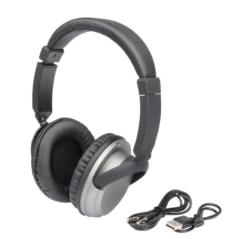 Kabellose COMFY Kopfhörer - Schwarze und silberne drahtlose Headsets für ultimativen Komfort