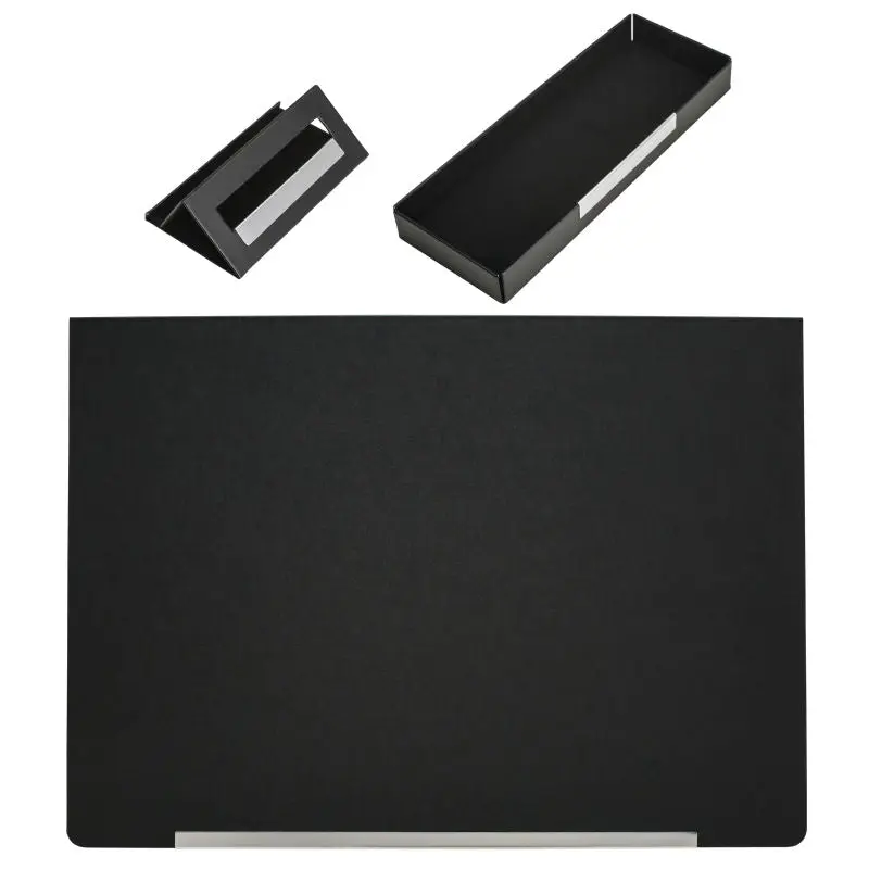 REFLECTS-FALLON Schreibtischset in Schwarz und Gunmetal