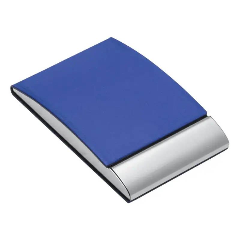 Blue REFLECTS-VANNES Credit and Business Card Box - Sleek, Durable, Compact Storage Solution