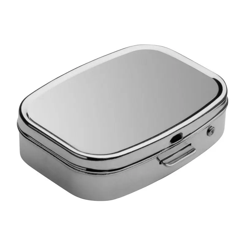 RE98-POSADAS Pillendose in Silber - Stilvoll & Funktional für Medikamente