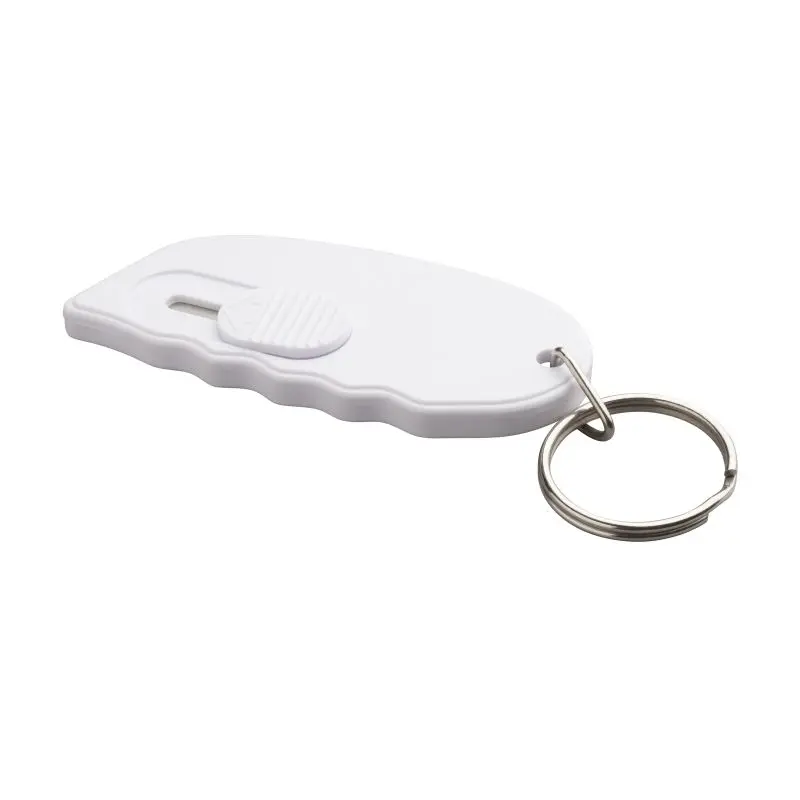 Mini-Cutter RE98-TONGI mit Schlüsselring in Weiß - Kompakt & Effizient