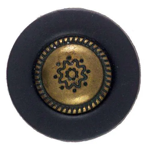Knopf Metallwappen Schwarz – Kunststoffknopf KS-129