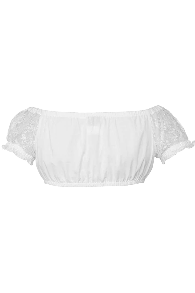 Dirndl Bluse schulterfrei