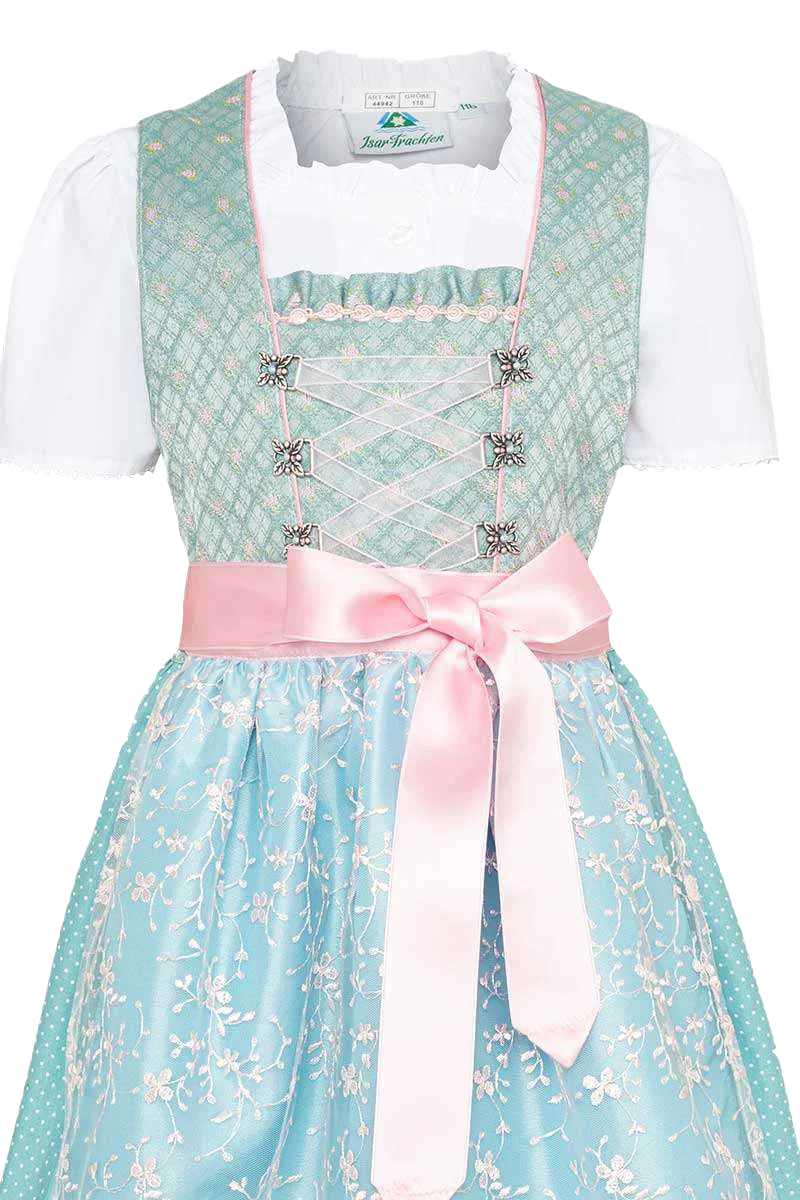 Kinderdirndl Teeniedirndl mit Bluse