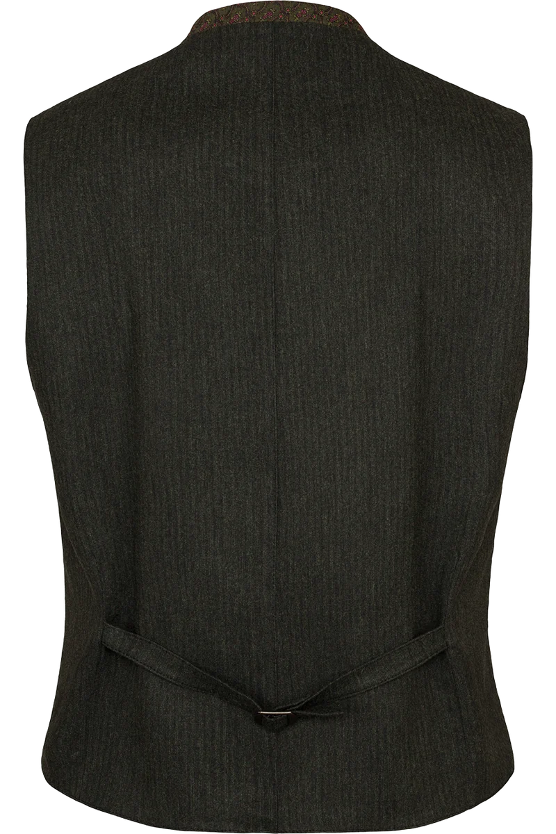 Herren Slim-Fit Trachtenweste Stretch