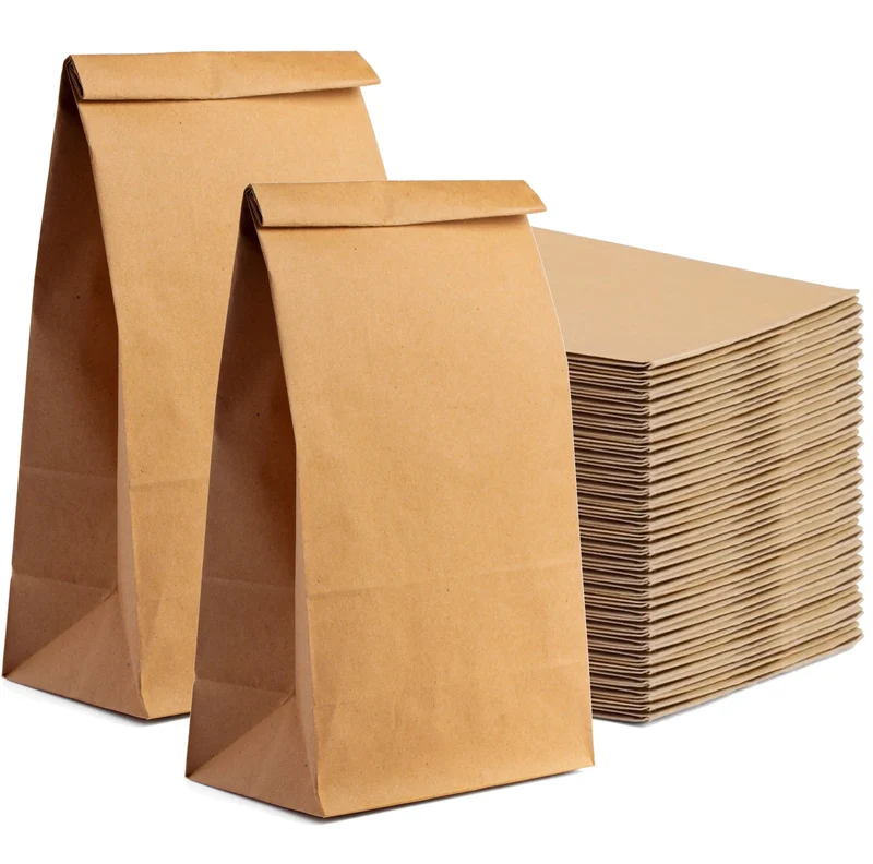 50x braune Beutel 265 x 170 mm Kraftpapiertüten Geschenktüten Kraftpapier als DIY Adventskalender - Ostern - selber machen Tüten Beutel Weihnachten zu
