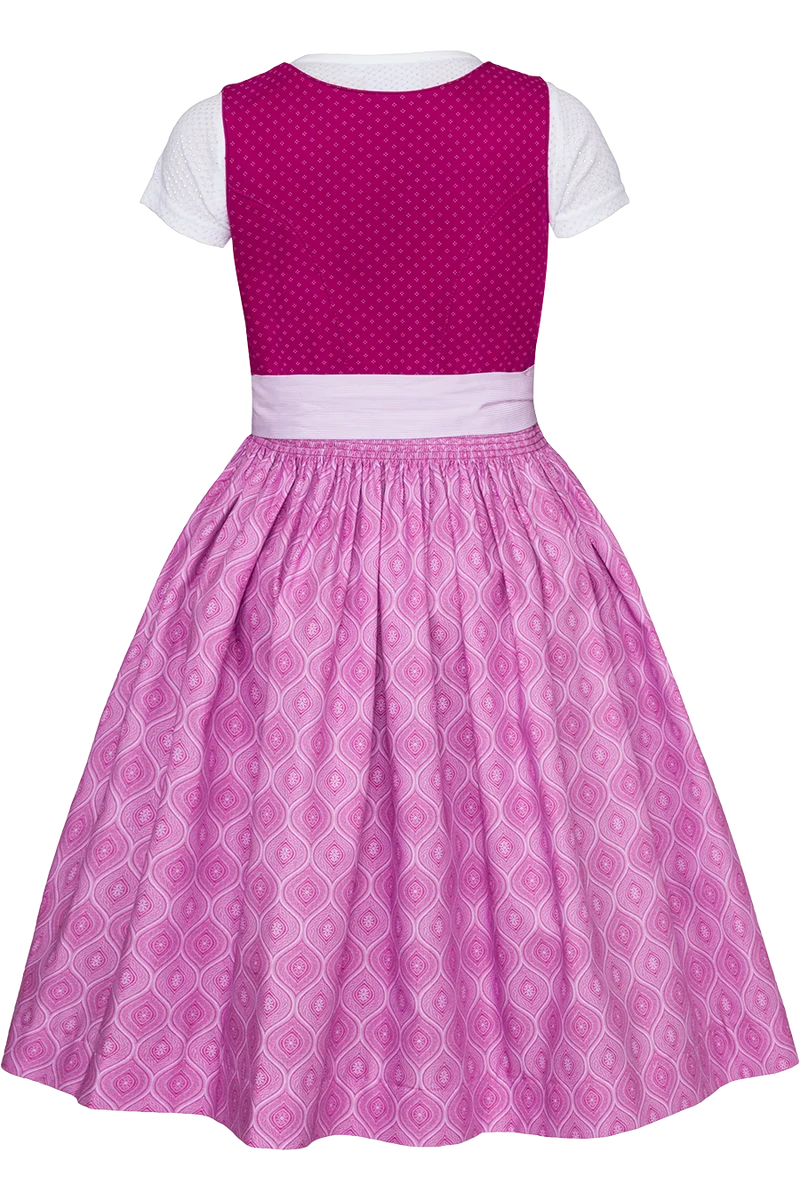 Kinder Baumwolldirndl mit Bluse