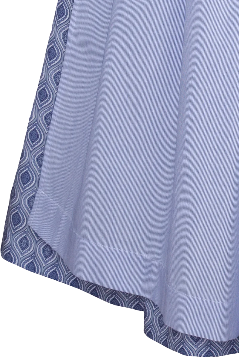 Baumwolldirndl lang - blau