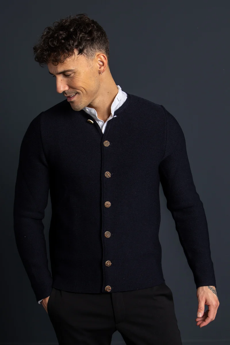Gottseidank Strickjanker Aloisius tintenblau