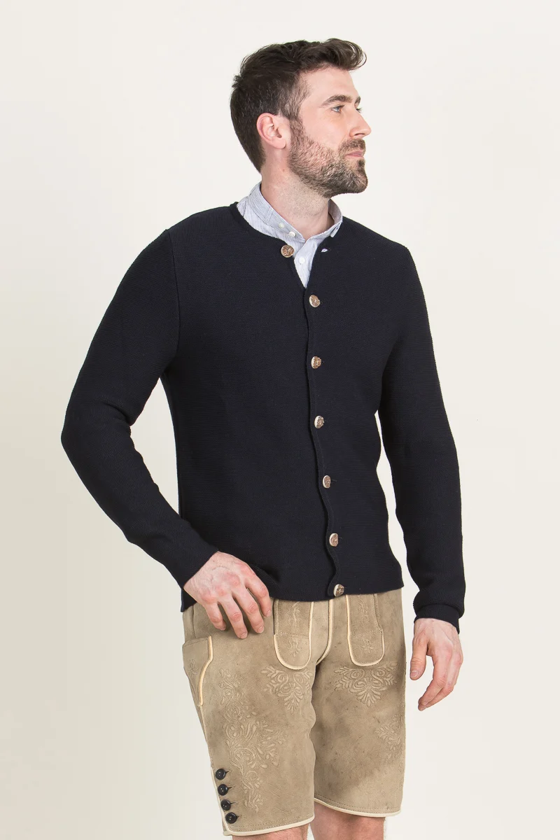 Gottseidank Strickjanker Aloisius tintenblau