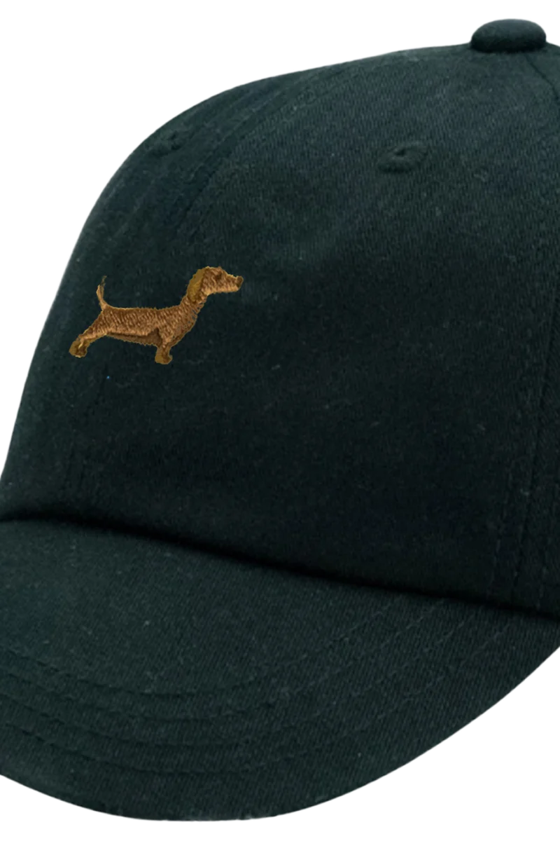 Unisex Cap gebogen mit Dackel-Stick