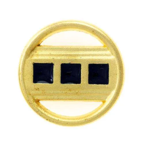 Metallknopf Gold – Öse MK-116G