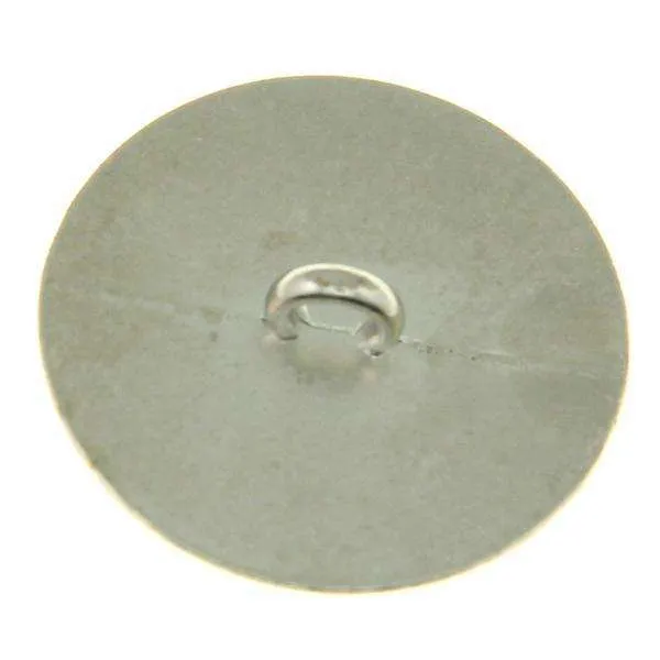 Metallknopf flach Silber – Uniformknopf MK-114SILBER-MA