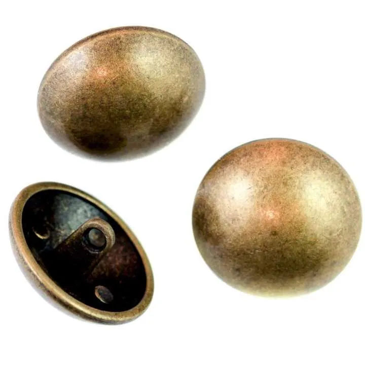 Metallknopf Halbkugel Gold – Trachtenknopf MK-1174AG