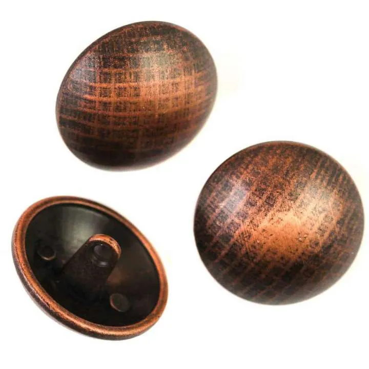 Metallknopf Halbkugel Kupfer – Trachtenknopf MK-1174K