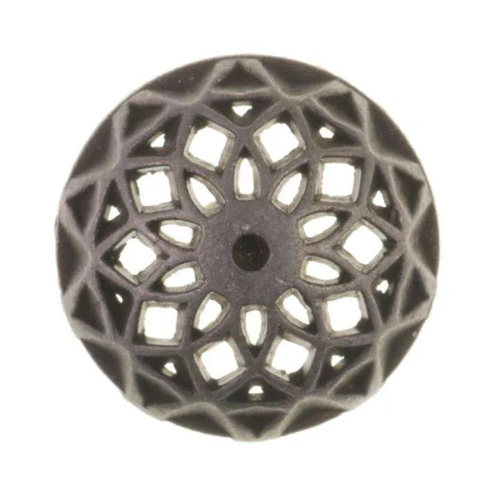 Metallknopf filigran Silber – Trachtenknopf MK-155-MATT
