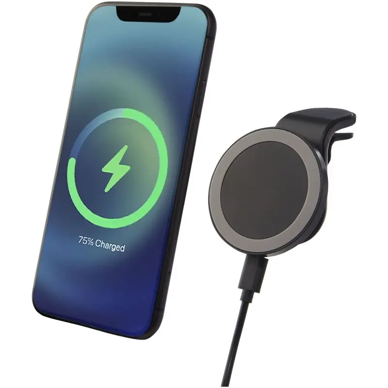 Magclick 10W Magnetisches Kabelloses Autoladegerät – Schwarz
