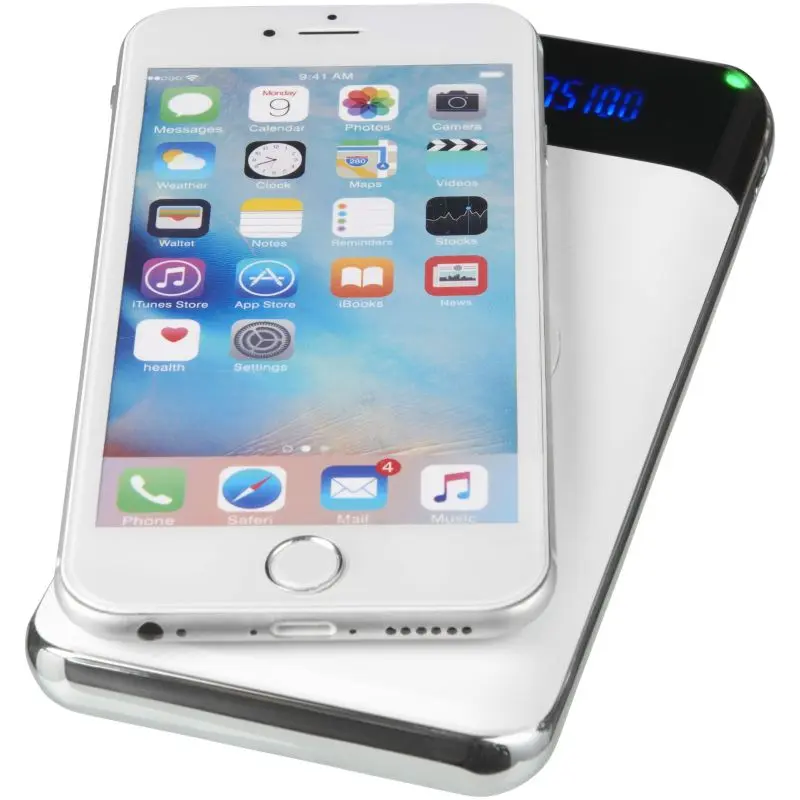 Constant 10.000 mAh Wireless Powerbank mit LED-Anzeige - Weiß