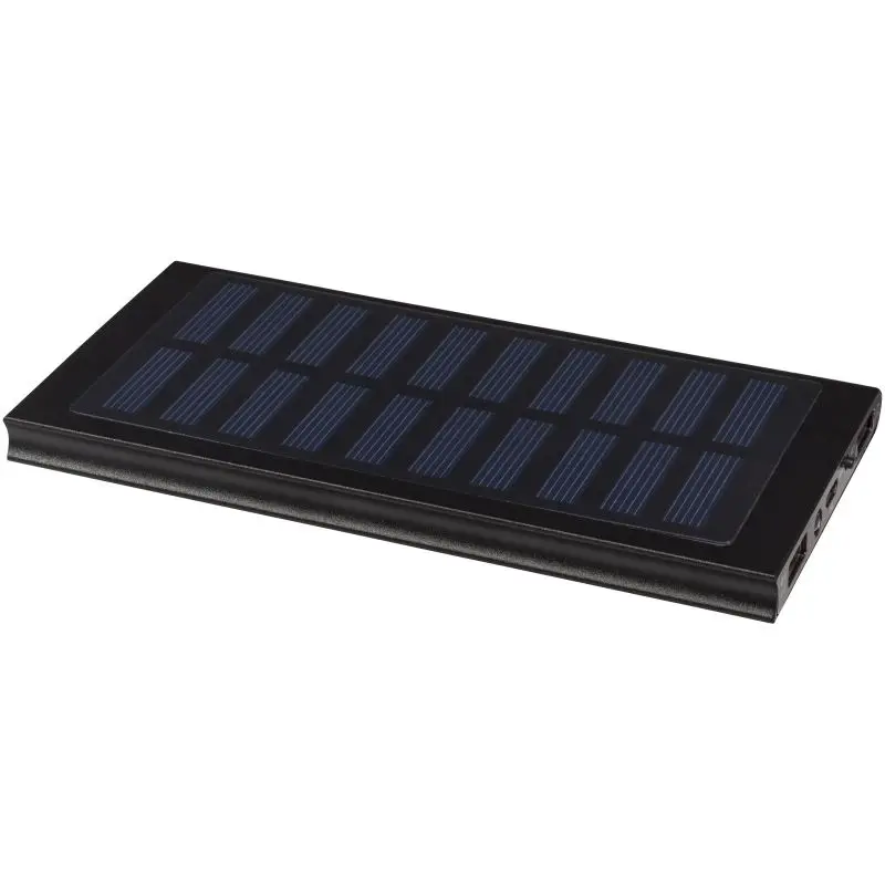 Stellar 8000 mAh Solar Powerbank - Schwarz Effiziente, Umweltfreundliche Energiequelle für Unterwegs