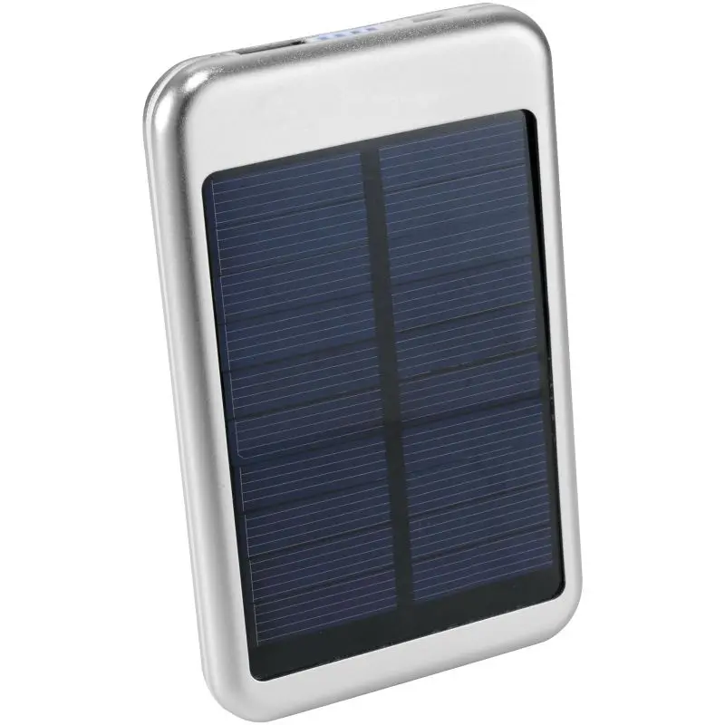 Bask 4000mAh Solarenergie Powerbank - Umweltfreundlich, Silber