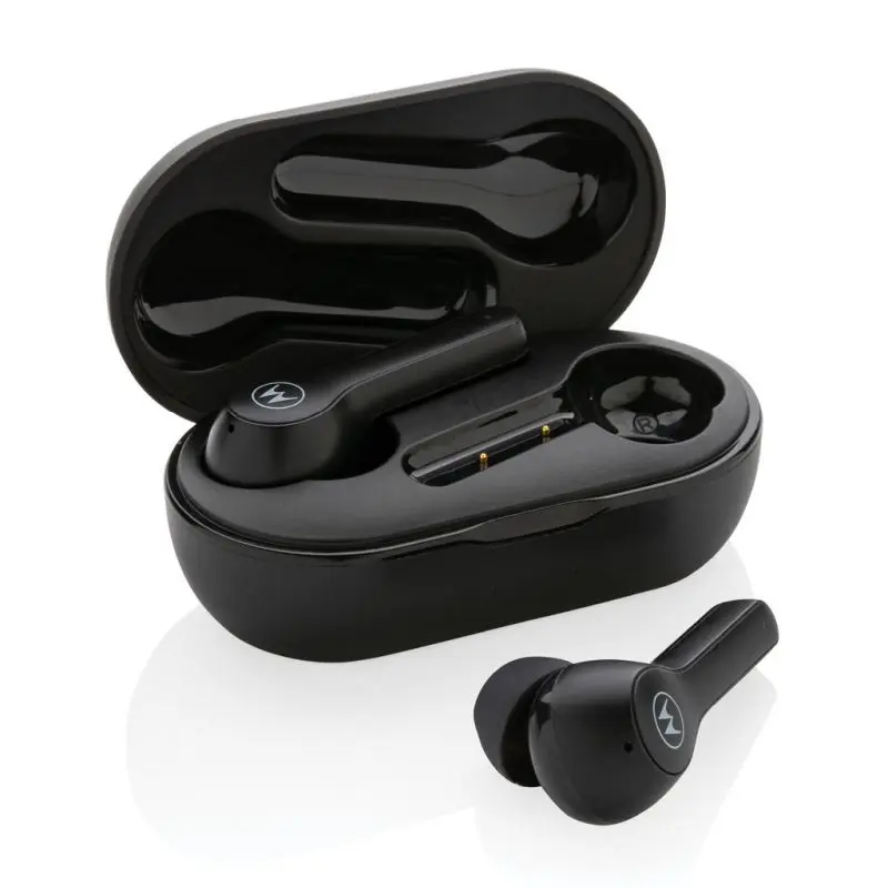 Motorola MOTO Buds 85 TWS - Wasserdicht IPX5, Tiefschwarz