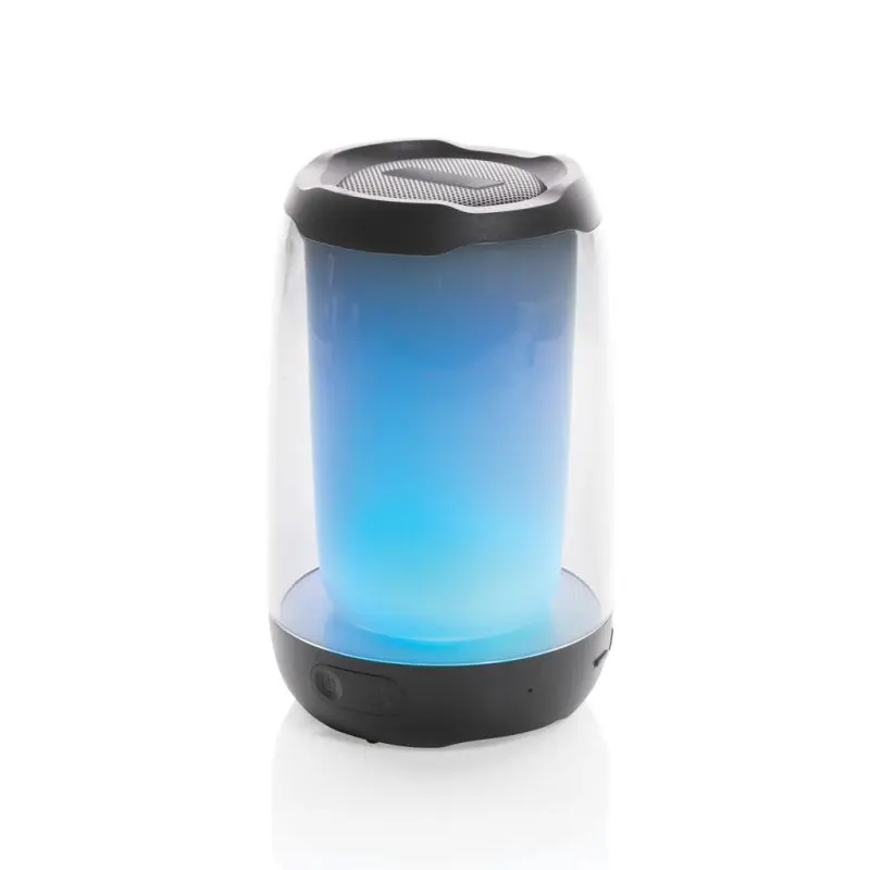 EcoSound Lightboom 5W Tonbox aus recyceltem Kunststoff - Schwarz