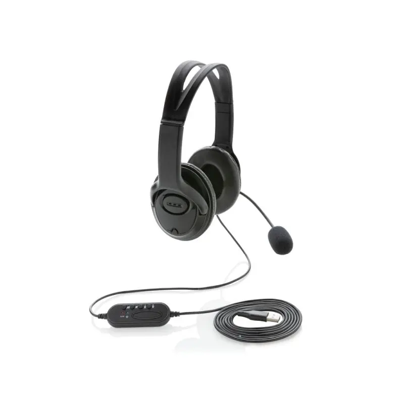 Kabelgebundenes Over-Ear Headset - Schwarz Komfortable und leistungsstarke Kopfhörer