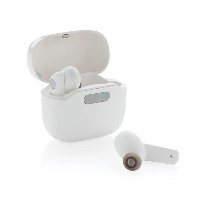 TWS In-Ear Kopfhörer mit UV-C Reinigungs-Case - Reinweiß