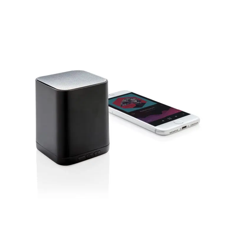 3W Speaker mit beleuchtetem Logo - Schwarz