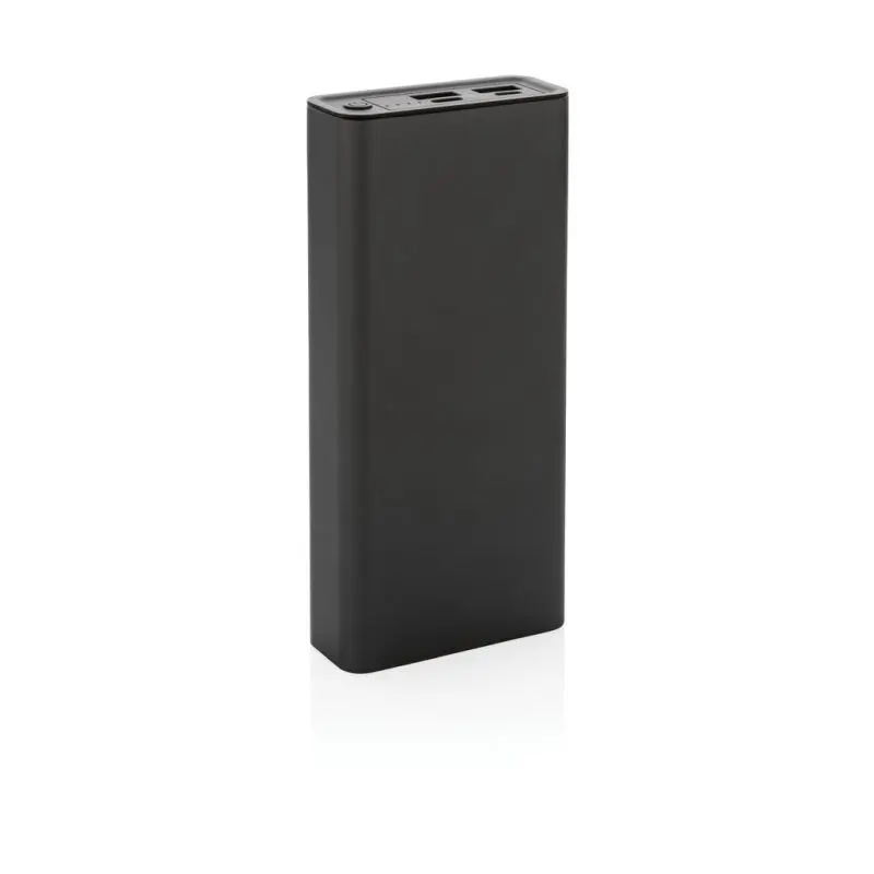 Terra 20.000mAh 20W Powerbank aus RCS-recyceltem Aluminium - Grau Schnellladegerät