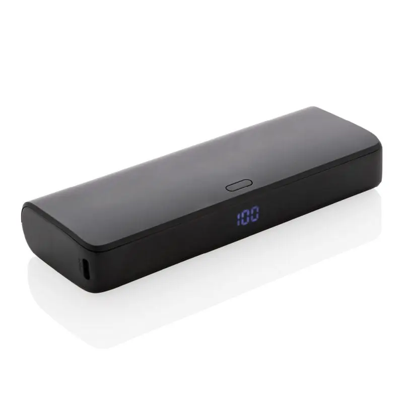 Schnelllade-Energie: FlashCharge 20.000mAh Fast-Charge Powerbank aus RCS rPlastik – Schwarz