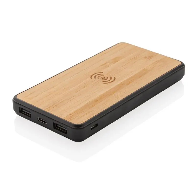 RCS Rplastic 8.000mAh Kabellose Powerbank in Braun - Öko-Freundlich und Leistungsstark