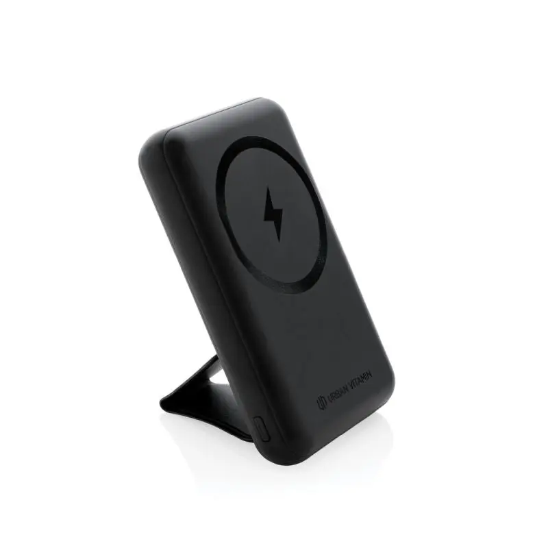 Urban Vitamin Sonoma 10.000mAh Powerbank aus RCS-recyceltem Kunststoff - Schwarz Effizientes Ladekraftwerk