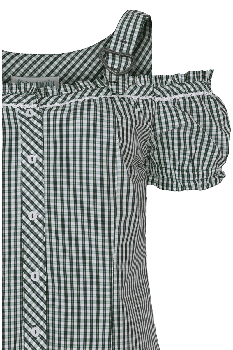 Trachten Carmenbluse kariert