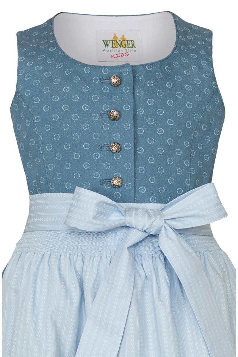 Kinderdirndl aus Baumwolle