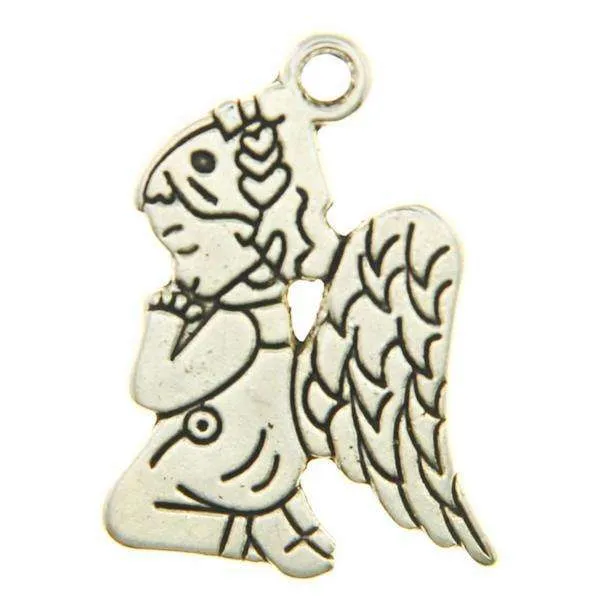 Schmuck Anhänger Engel Silberfarben – Metall AN-47