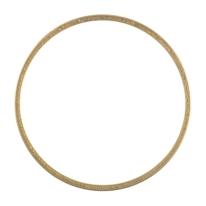 Schmaler Ring Goldfarben 28 mm – Metallring RIM-7